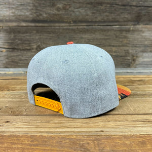 King Ropes Red Patch Hat - Beach/Lt Grey Denim