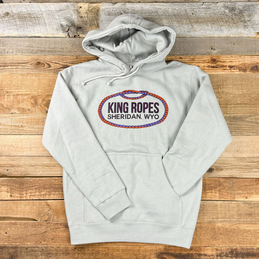 Unisex King Ropes Heavyweight Hoodie - Smoke