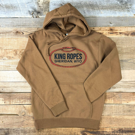 Unisex King Ropes Heavyweight Hoodie - Saddle