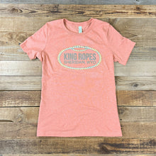 Load image into Gallery viewer, NEW! Women&#39;s King Ropes Tee - Heather Sunset