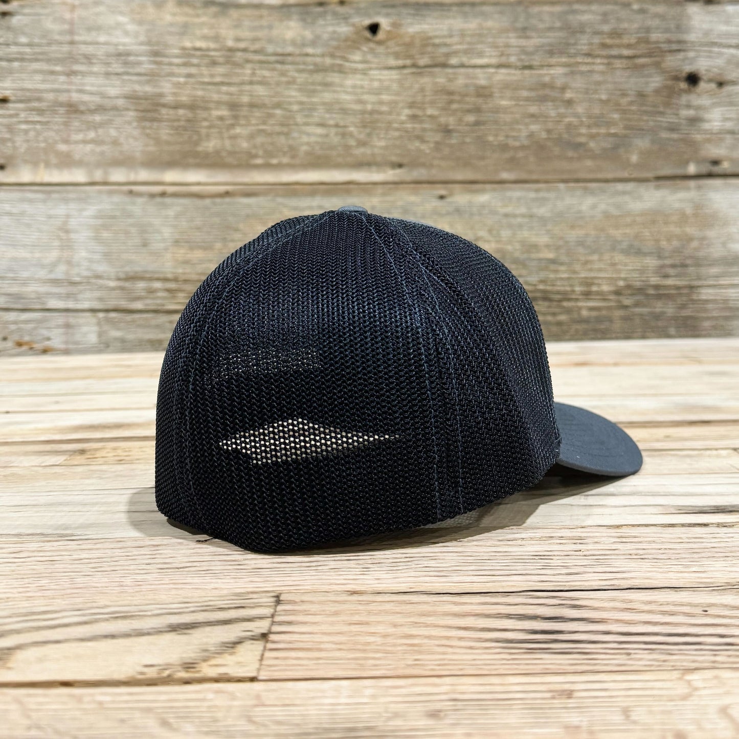 NEW! King Ropes Patch R-Flex Trucker - Charcoal/Black