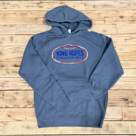 Unisex RWB King Ropes Heavyweight Hoodie - Storm Blue