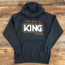 Load image into Gallery viewer, Unisex Swing a King Hoodie - Carbon **LIMITED SIZES LEFT **