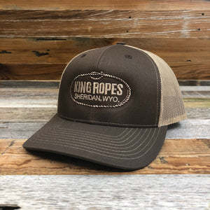 King Ropes Original Trucker Hat - Brown/Khaki