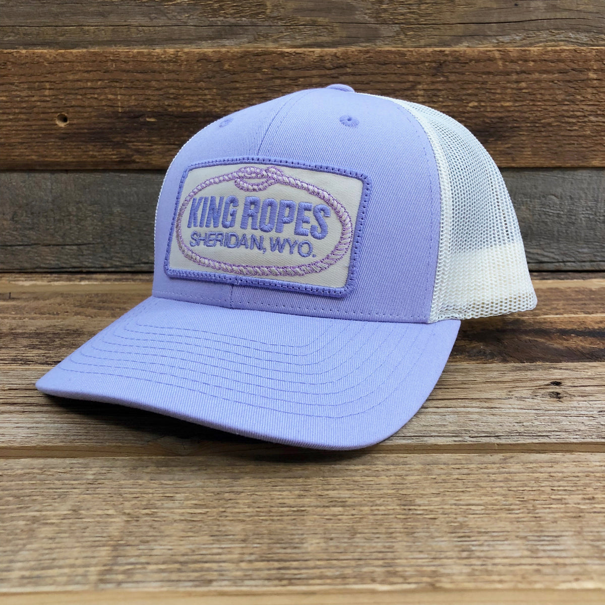 King Ropes Patch Trucker Hat Lilac
