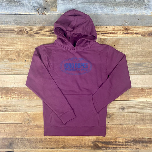 YOUTH KING ROPES HOODIE - MAROON