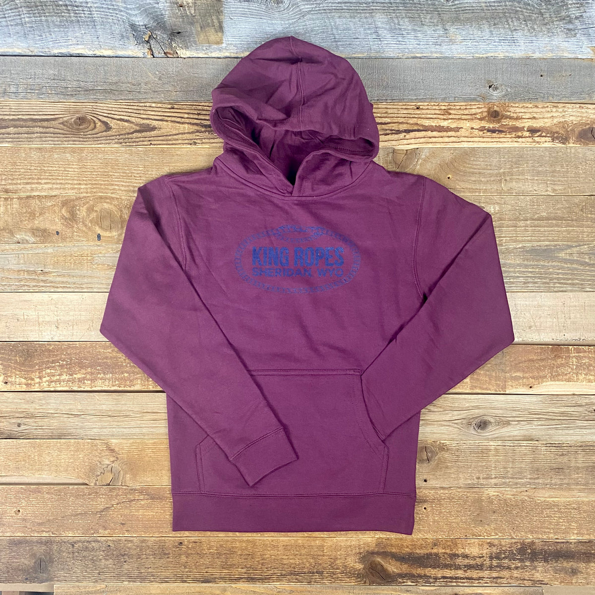 YOUTH KING ROPES HOODIE MAROON King Ropes