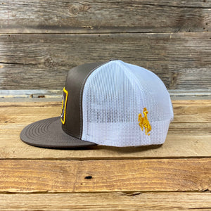 King Ropes Patch Trucker Hat - Brown/White