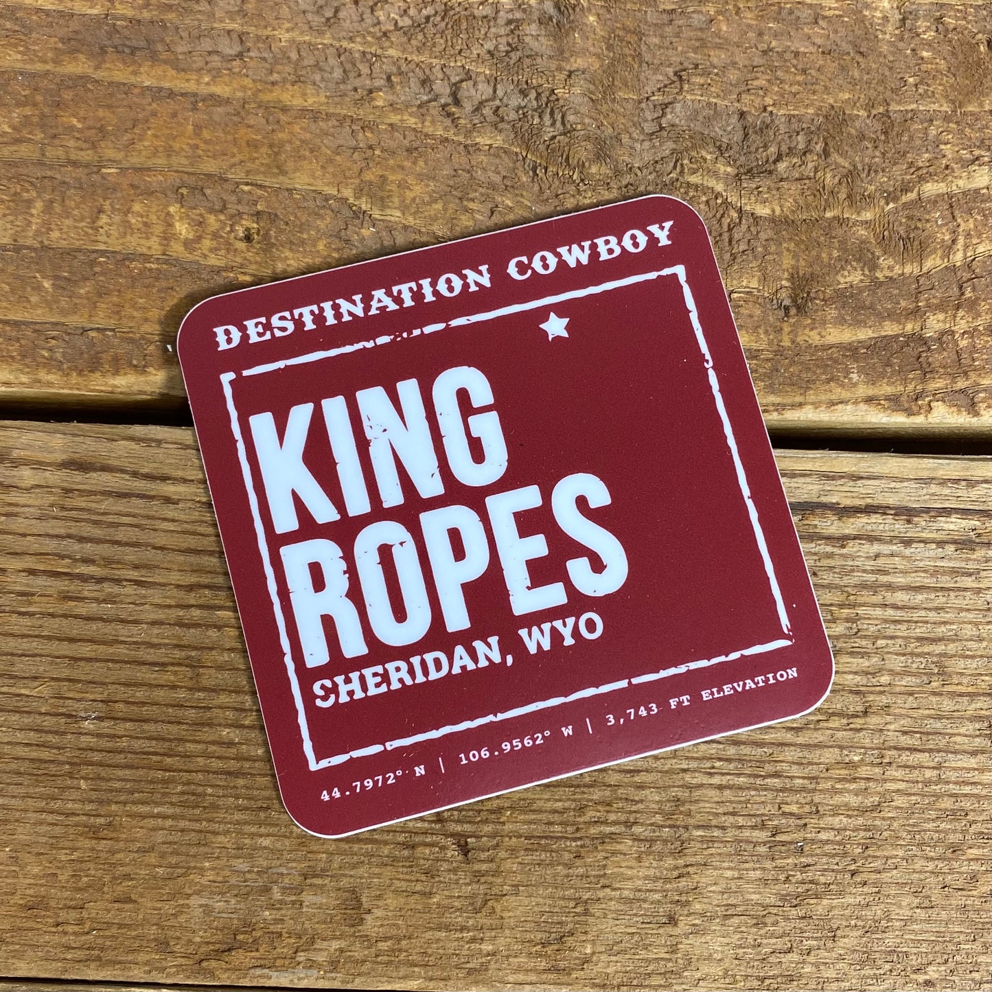 Destination Cowboy Sticker // 2 COLORS