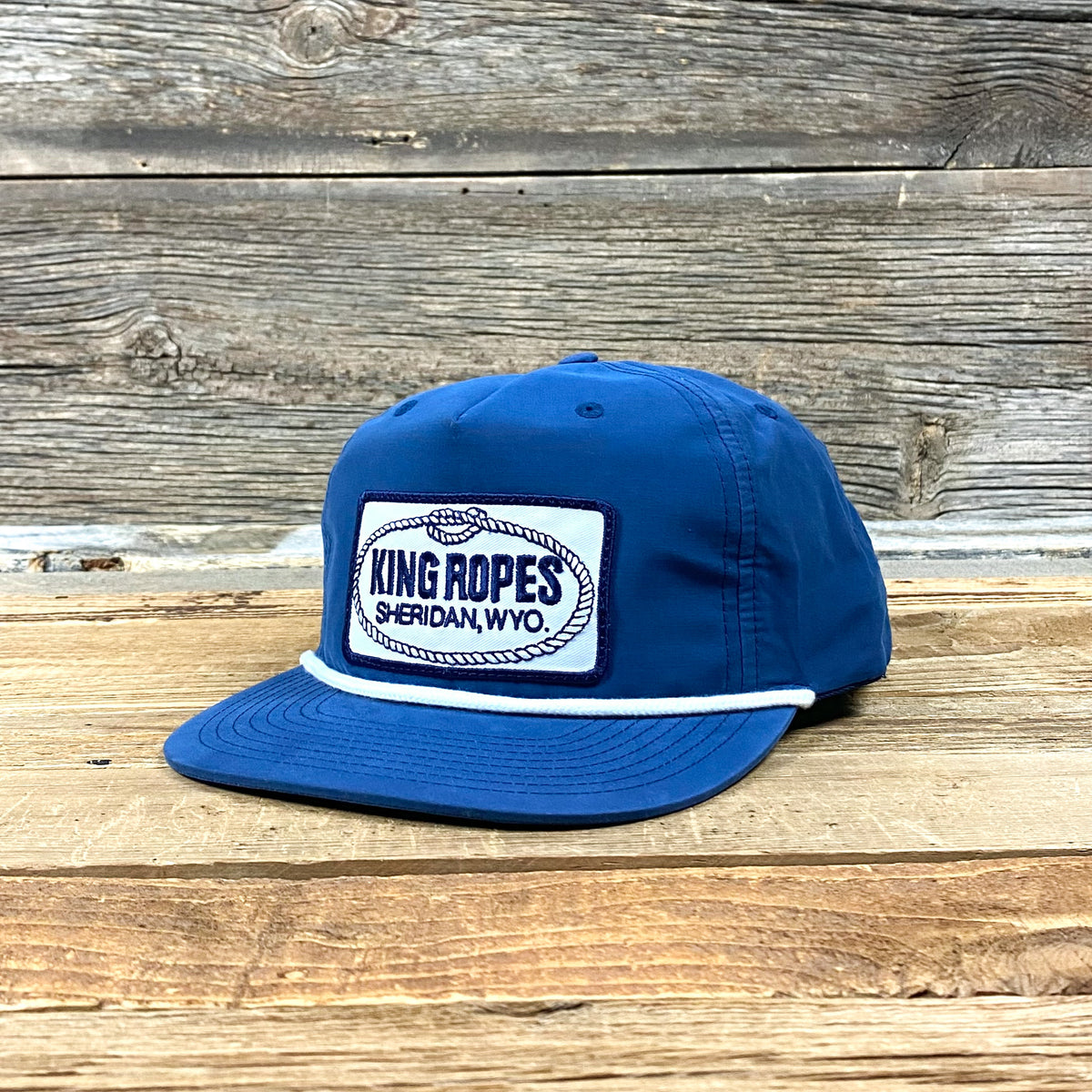 King Ropes Patch Gramps Hat Navy/White
