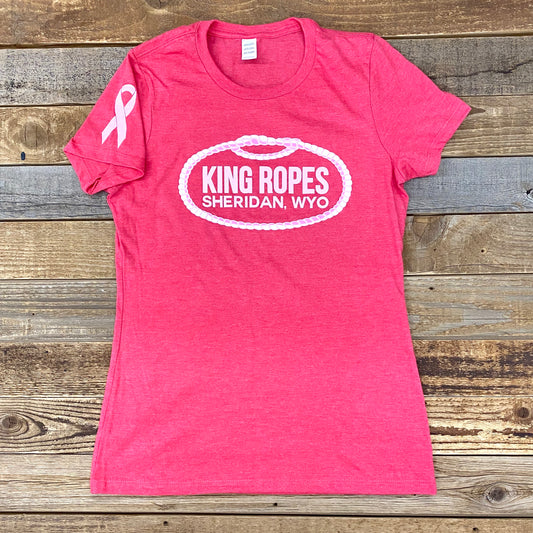 Women's King Ropes Ribbon Tee - Watermelon **LAST CALL**
