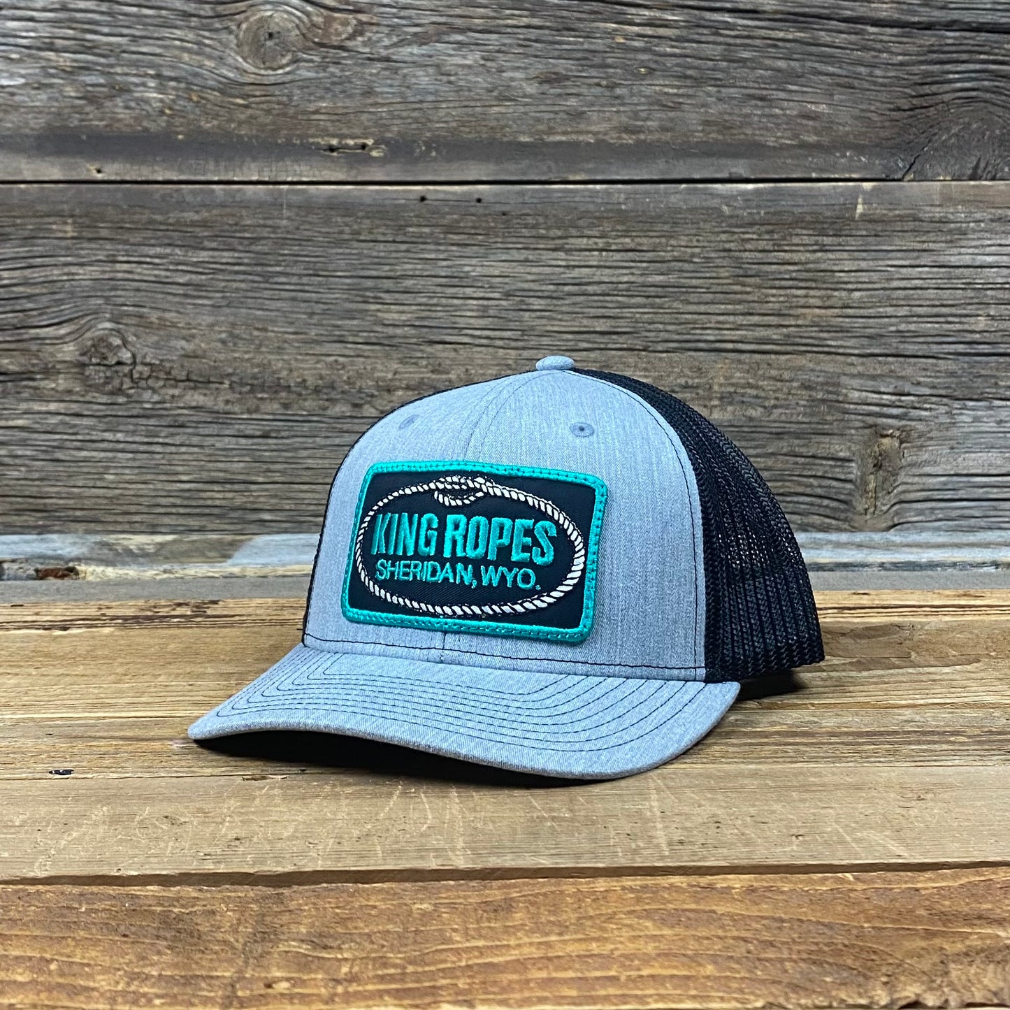 YOUTH Original Patch Trucker Hat - Heather Grey/Black