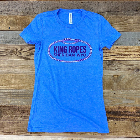 Women's King Ropes Tee - Columbia Blue **LAST CALL**