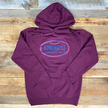 Load image into Gallery viewer, Unisex King Ropes Hoodie - Maroon **LIMITED SIZES LEFT **