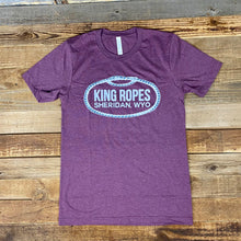 Load image into Gallery viewer, King Ropes Tee - Heather Maroon