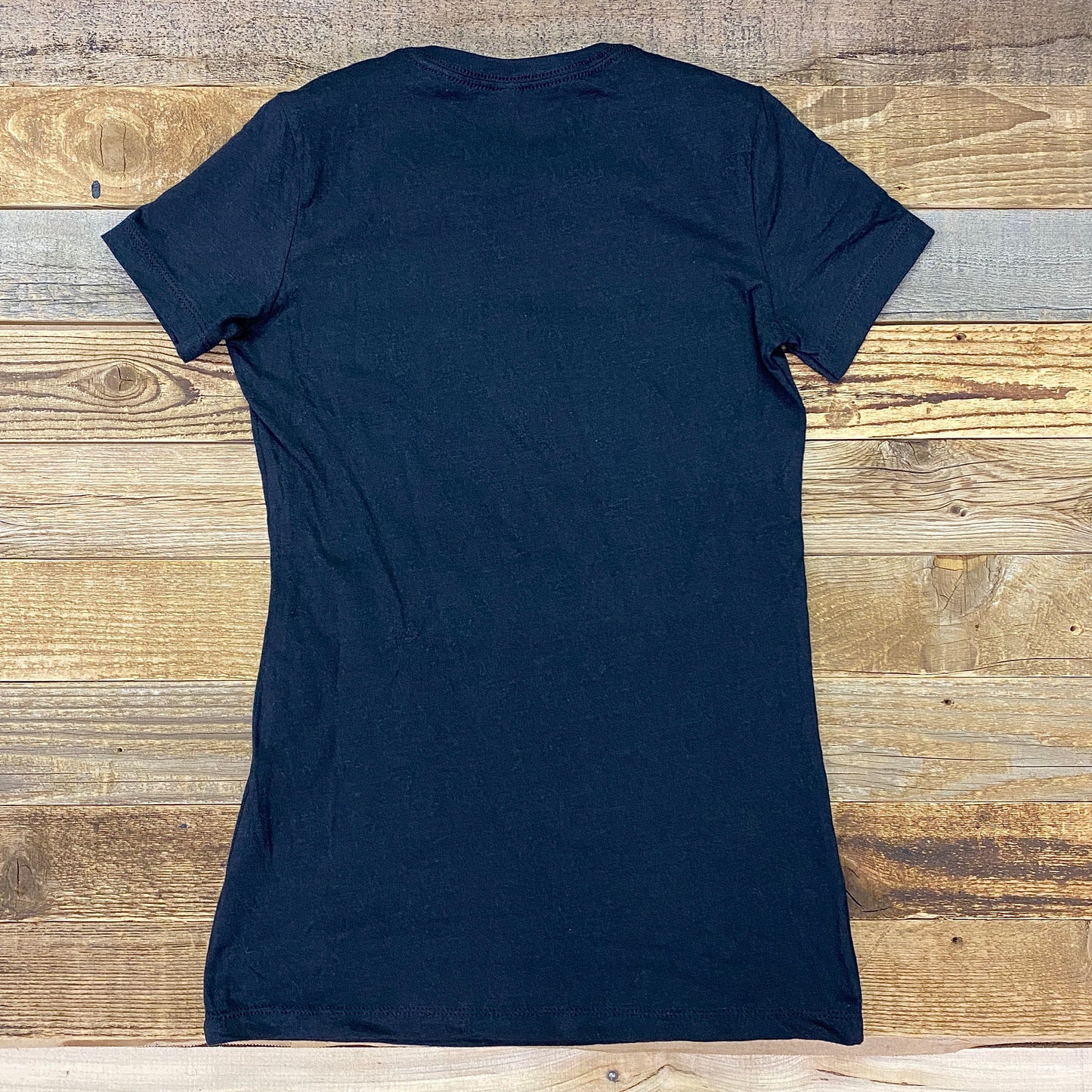 Women's Metallic Gold King Ropes Tee - Black