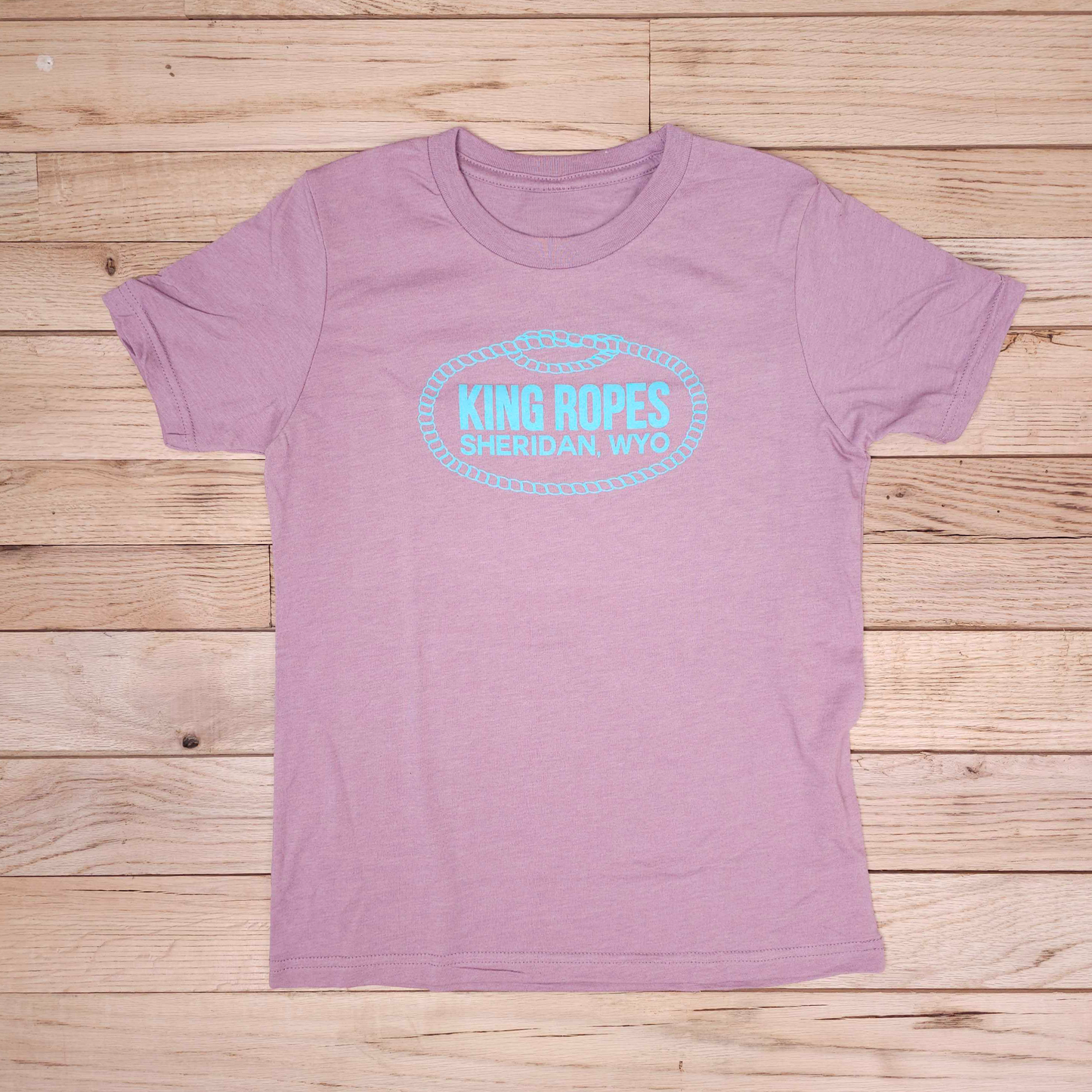 Youth King Ropes Tee // Heather orchid
