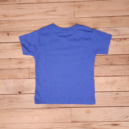 Toddler King Ropes Tee // Heather true royal