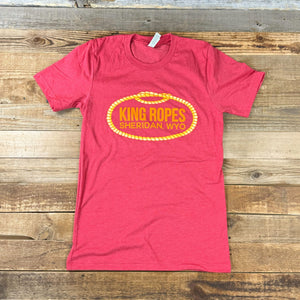 NEW! Unisex King Ropes Tee - Heather Red