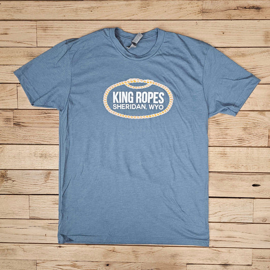 Men's King Ropes Tee - Heather Slate Blue