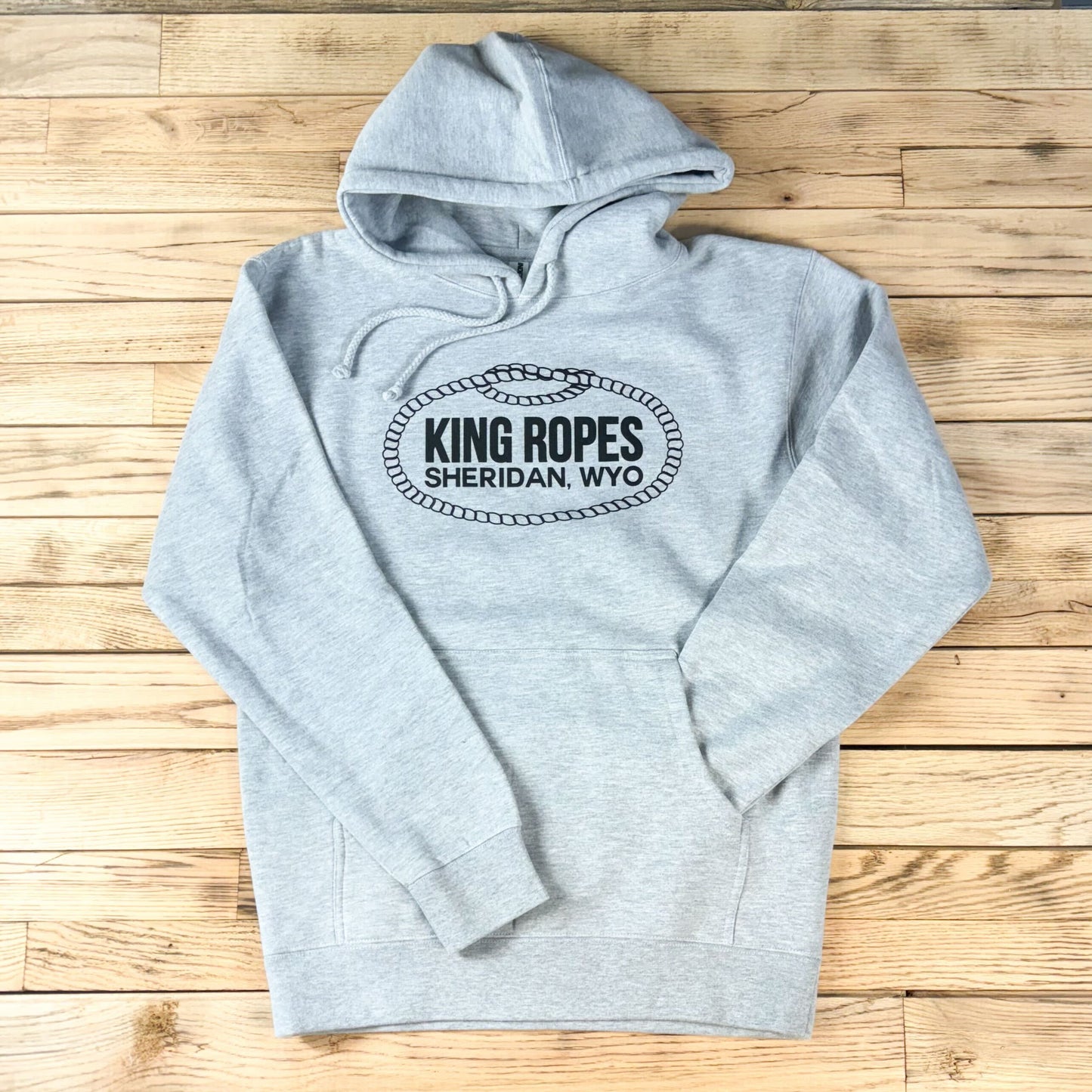 NEW! Unisex King Ropes Hoodie - Grey Heather