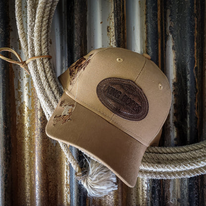 King Ropes Embossed Leather Patch Team Roper Trucker Hat - Dri Duck
