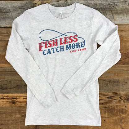 Fish Less Long Sleeve - Ash