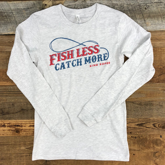 Fish Less Jersey Long Sleeve - Ash