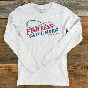 Fish Less Long Sleeve - Ash