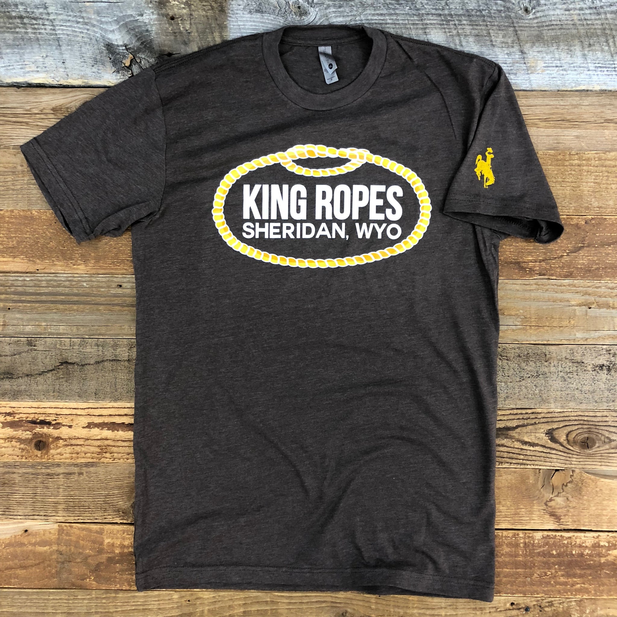 King Ropes Tee - Brown & Gold