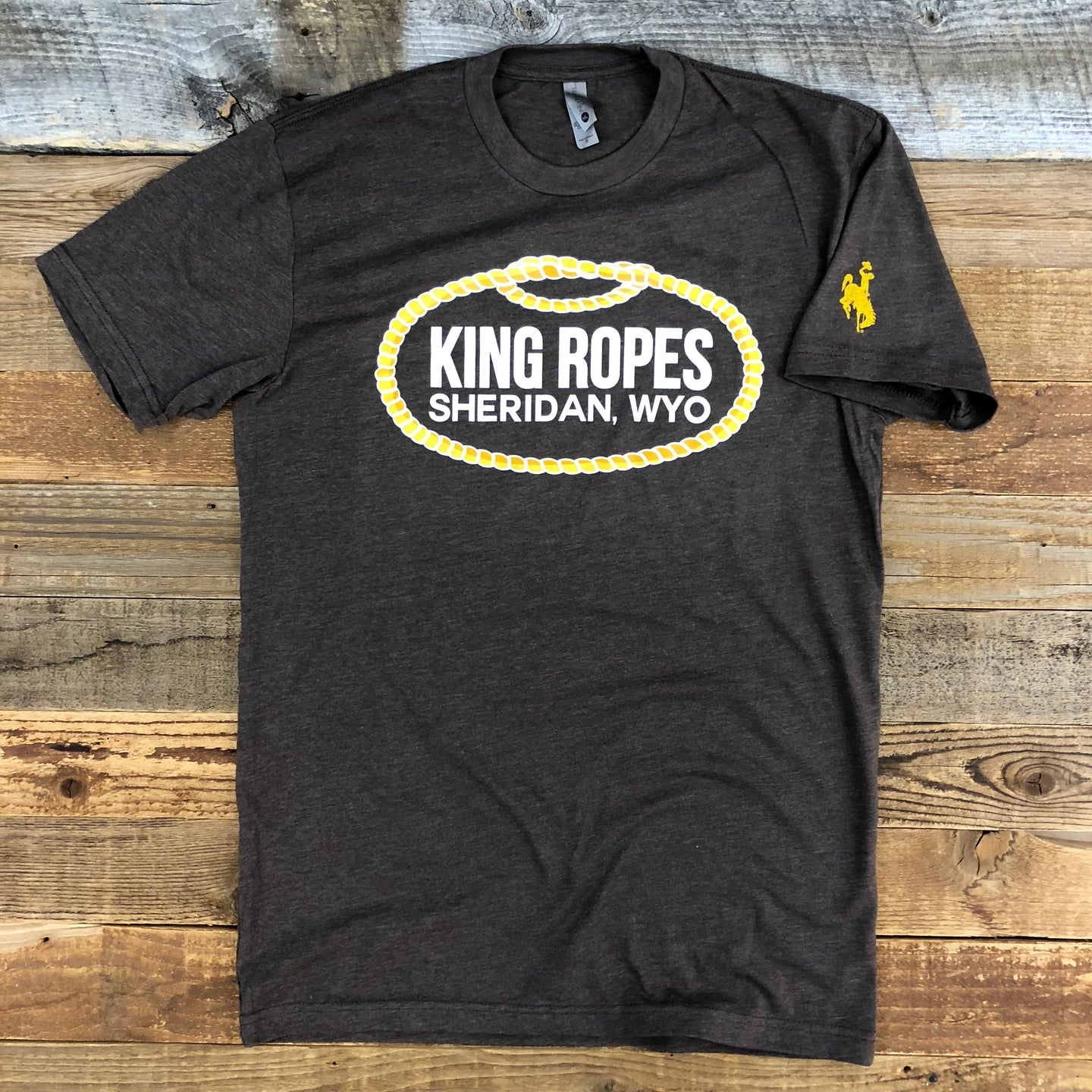 King Ropes Tee - Brown & Gold