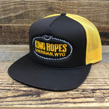 Load image into Gallery viewer, King Ropes Original Foamie Trucker Hat - Brown/Gold