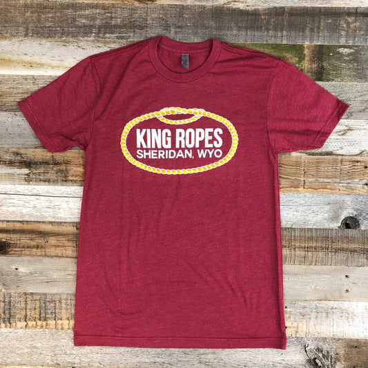 King Ropes Tee - Cardinal Red **LAST CALL**