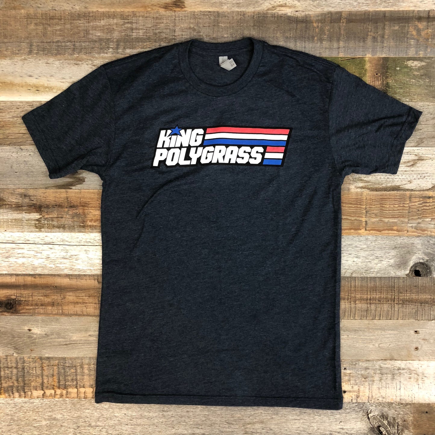 King Poly Grass Tee - Midnight Navy