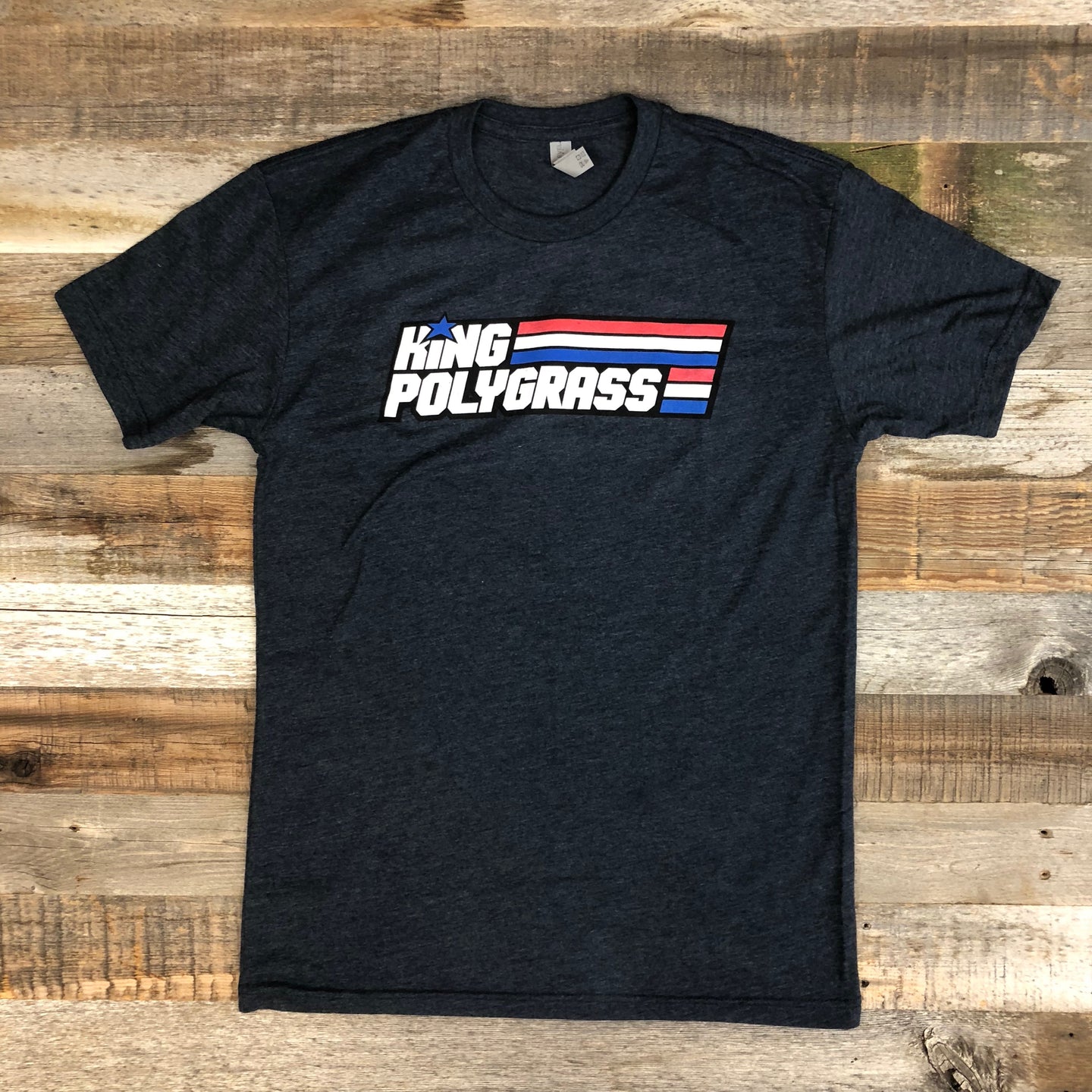 King Poly Grass Tee - Midnight Navy