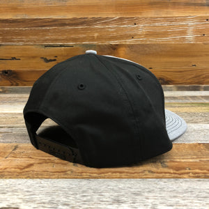 KING ROPER Patch Twill Hat - Heather Grey/Black