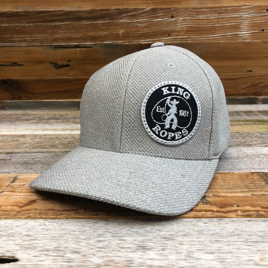 KING ROPER Patch Hat - Light Heather Grey **LAST CALL**