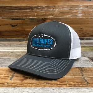 King Ropes Original Trucker Hat - Charcoal/White