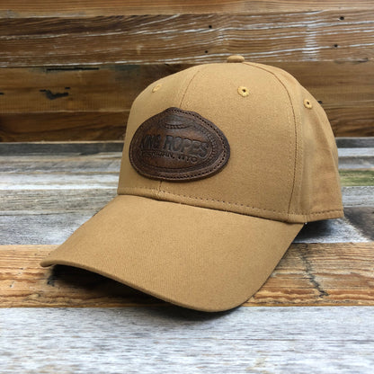 King Ropes Embossed Leather Patch Team Roper Trucker Hat - Dri Duck