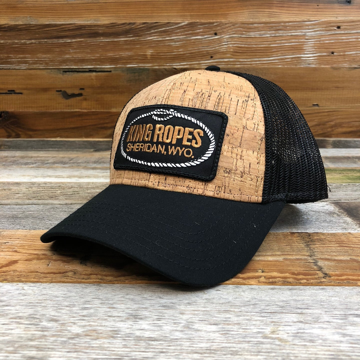 King Ropes Patch Trucker Hat - Cork/Black