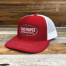 Load image into Gallery viewer, Original King Ropes Trucker Hat - Red/White