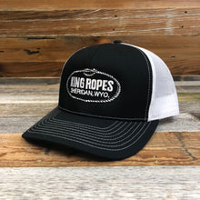 Load image into Gallery viewer, King Ropes Original Trucker Hat - Black/White