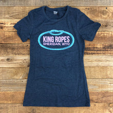 Load image into Gallery viewer, Women&#39;s King Ropes Tee - Midnight Navy