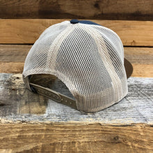 Load image into Gallery viewer, KING ROPER Trucker Hat - Heather Navy/Brown