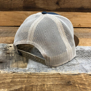 KING ROPER Trucker Hat - Heather Navy/Brown