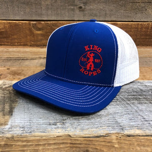 KING ROPER Trucker Hat - Royal Blue/White