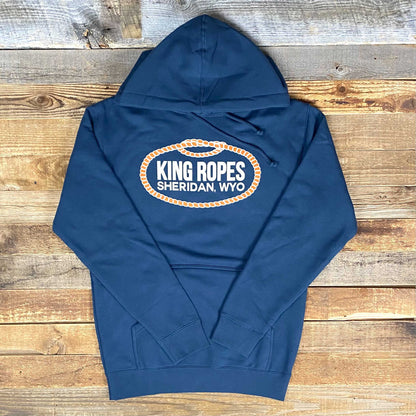 Unisex King Ropes Heavyweight Hoodie - Slate Blue **LAST CALL**