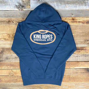 Unisex King Ropes Hoodie - Slate Blue