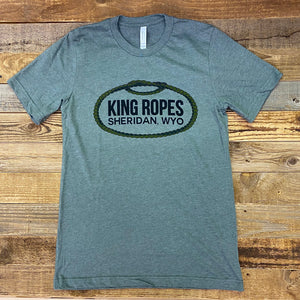 King Ropes Tee - Heather Military Green
