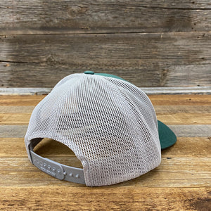 King Ropes Patch Trucker Hat - Dark Heather Green